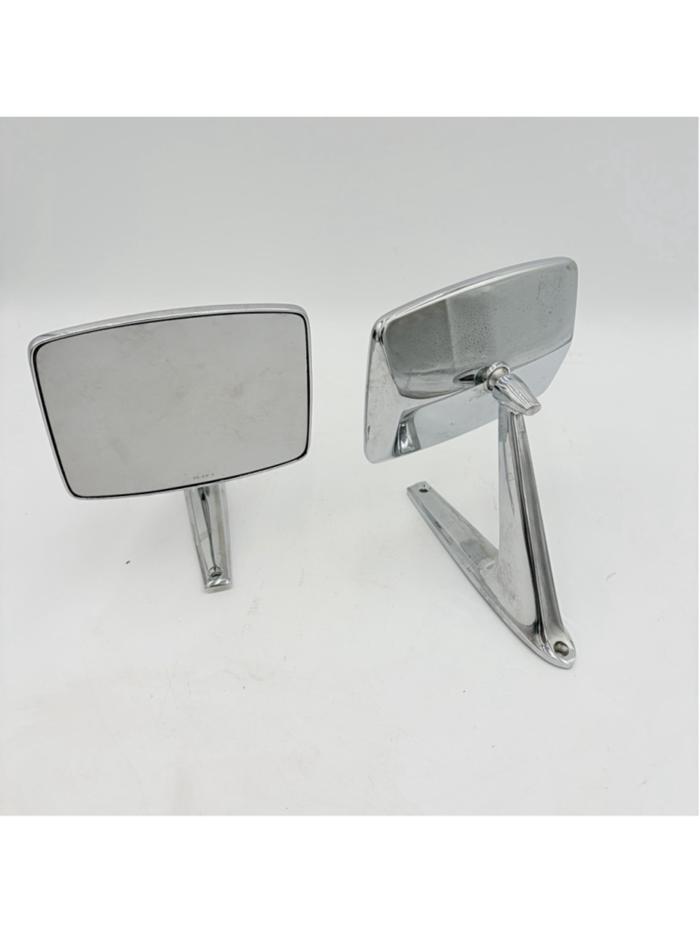 Vintage Chrome Side View Mirrors Pair 153995 CAV 1 GM Chevy Olds Pontiac Buick